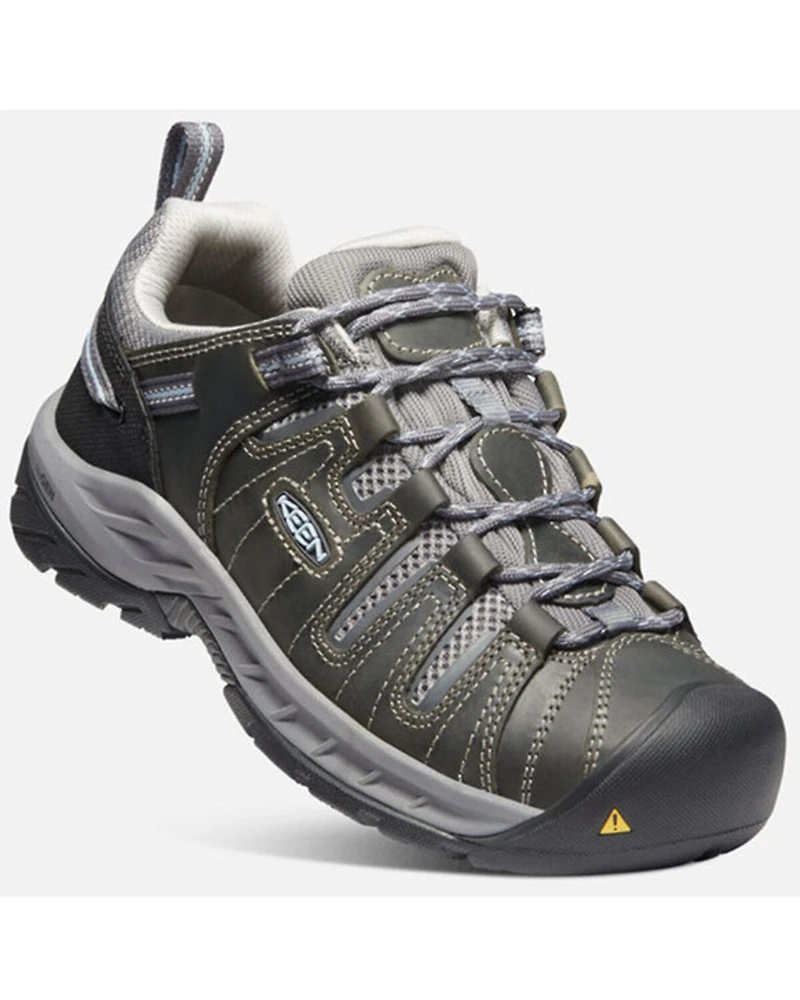 Keen Women's Flint II Soft Toe Lace-Up Water Repellent Work Sneaker