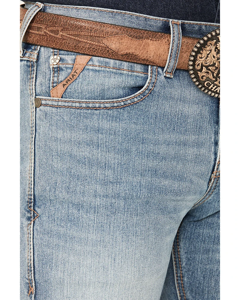 Ariat Men's M7 Linda Ray Light Wash Slim Straight Pro Series Performance Denim Jeans