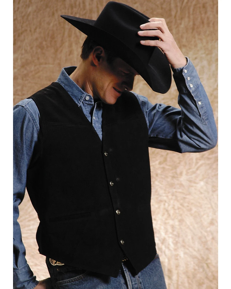 Roper Men's Suede Leather Vest