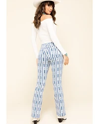 Billy T Women's Tie-Dye Bootcut Jeans