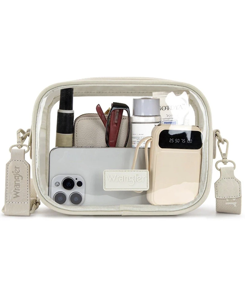 Wrangler Women's Mini Clear Crossbody Bag