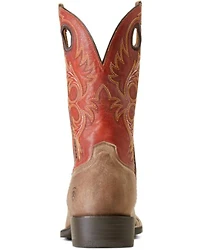 Ariat Men's Sport Rodeo Crazy Western Performance Boots - Broad Square Toe