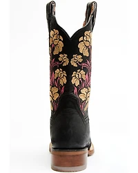 Dan Post Women's Asteria Floral Western Performance Boots - Broad Square Toe