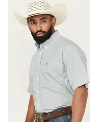 Cinch Men's Printed Short Sleeve Button-Down Western Shirt