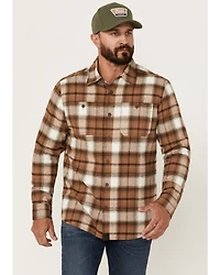 Dakota Grizzly Men's Grant Plaid Print Long Sleeve Button-Down Western Shirt