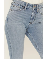 Idyllwind Women's Outlaw Light Wash High Rise Double Back Yoke Bootcut Super Stretch Denim Jeans