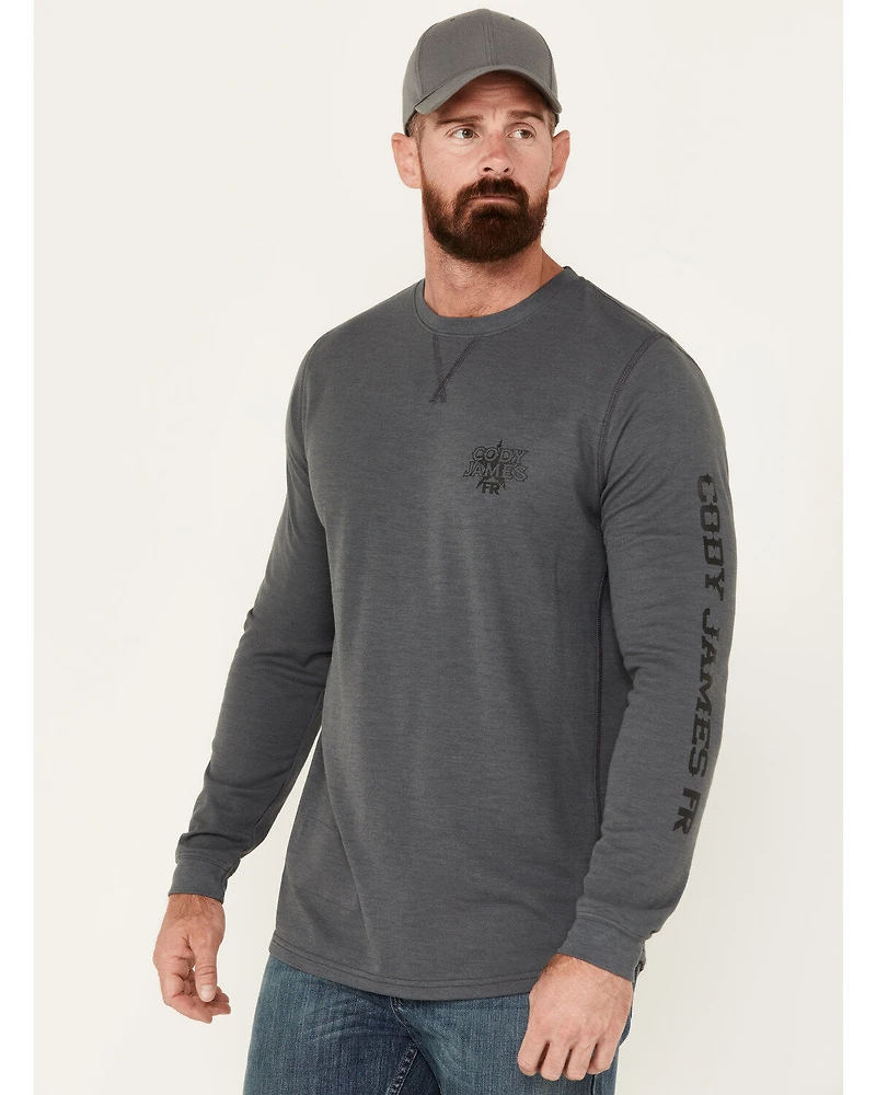 Cody James Men's FR Long Sleeve Graphic Work T-Shirt