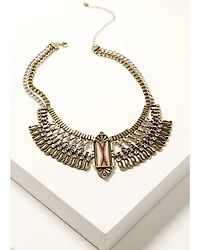 Shyanne Women's Desert Rose Antique Bib Necklace