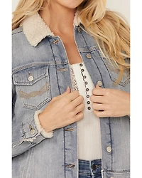 Idyllwind Women's Edgewood Sherpa Lined Denim Jacket