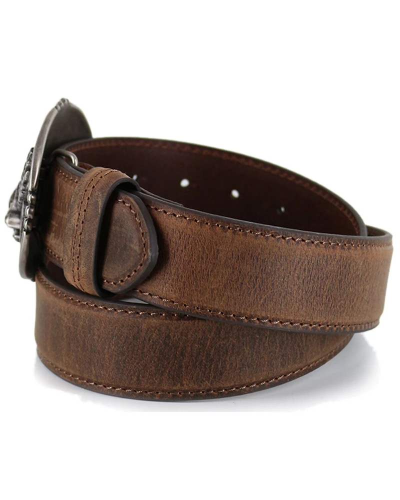 Cody James® Men's Patriotic Eagle Leather Belt
