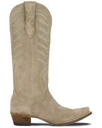 Lane Women's Squash Blossom Suede Tall Western Boots - Snip Toe