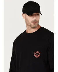 Hawx Men's Never Sleep Long Sleeve Graphic T-Shirt