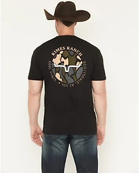 Kimes Ranch Men's Duck Camo Logo Short Sleeve Graphic T-Shirt