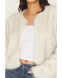 Shyanne Women's Faux Fur Cropped Jacket