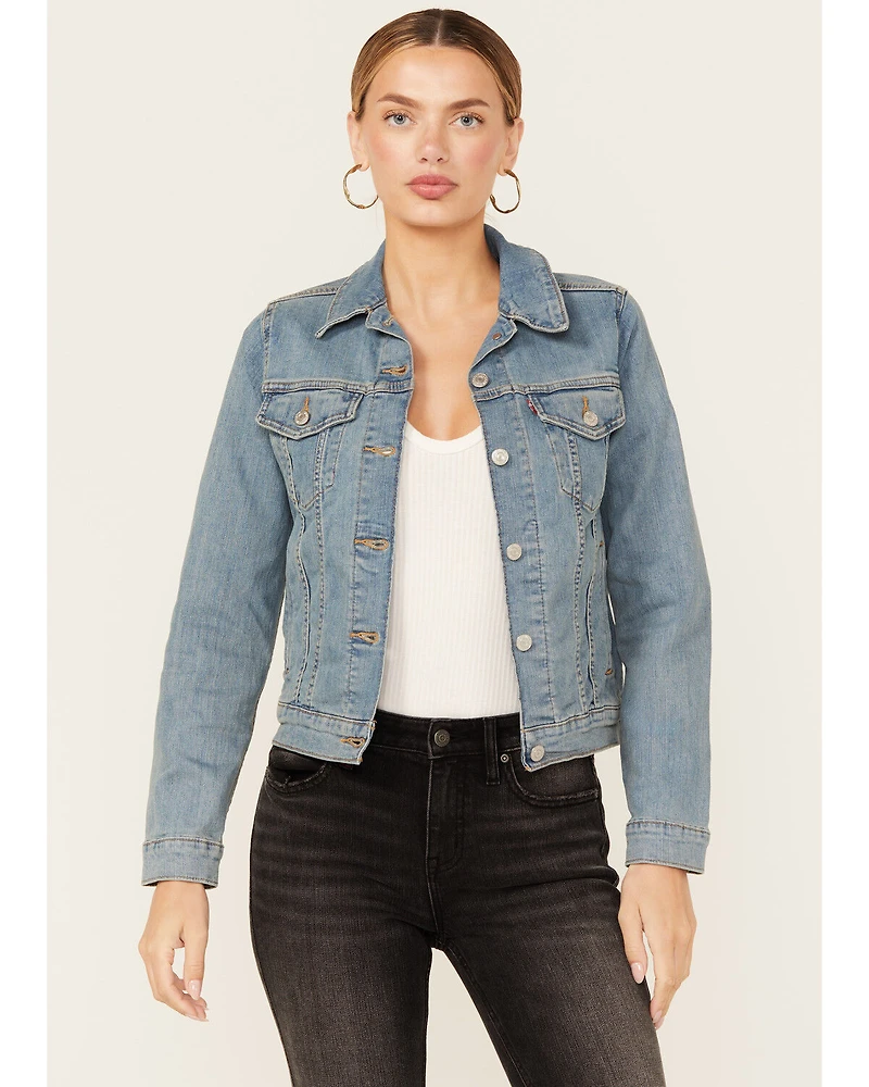 Levi's Women's Stone Wash Denim Original Trucker Jacket