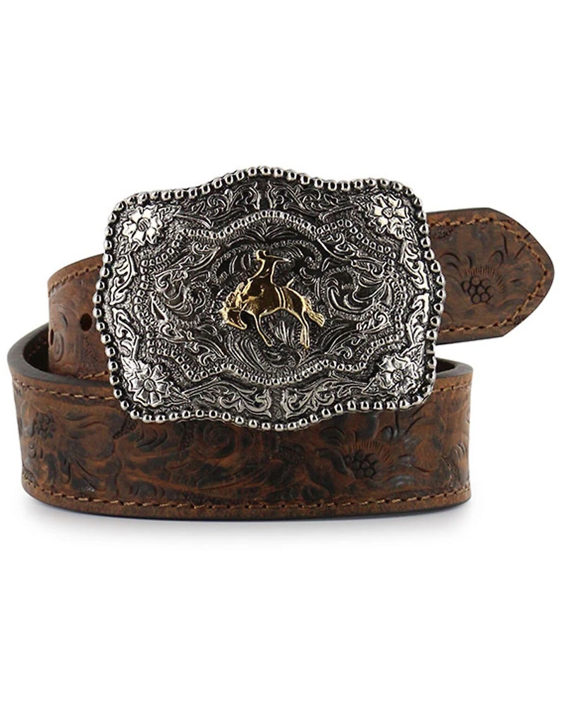 Cody James Kid's Floral Tooled Belt