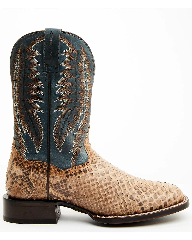 Dan Post Men's Templeton Exotic Snake Western Boots - Broad Square Toe