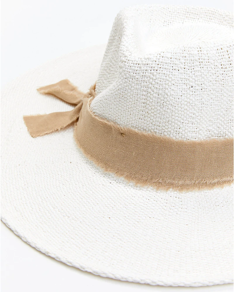 Nikki Beach Women's Shea Toyo Straw Western Fashion Hat