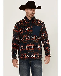 RANK 45® Men's Winston Southwestern Print 1/4 Zip Pullover