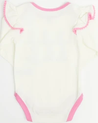 Wrangler Infant Girls' Cowgirl Boots Onesie Set - 3 Piece