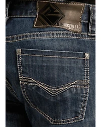 Rock & Roll Denim Men's Small "V" Reflex Revolver Slim Straight Jeans
