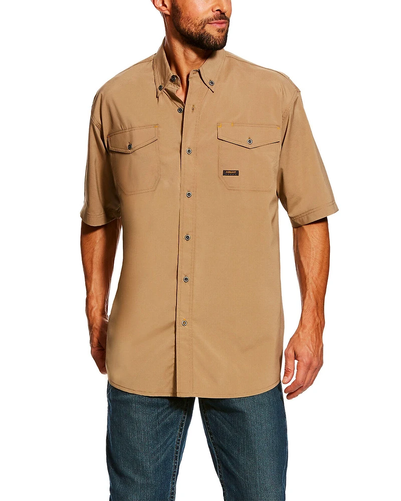 Ariat Men's Rebar Made Tough VentTEK Short Sleeve Work Shirt