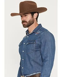 Pendleton Men's Dark Wash Gambler Long Sleeve Snap Denim Western Shirt