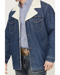 Wrangler Men's Sherpa Lined Denim Coat