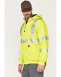 Carhartt Men's Hi-Vis Loose Fit Thermal Full-Zip Hooded Work Jacket