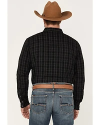Blue Ranchwear Men's Twill Long Sleeve Snap Shirt