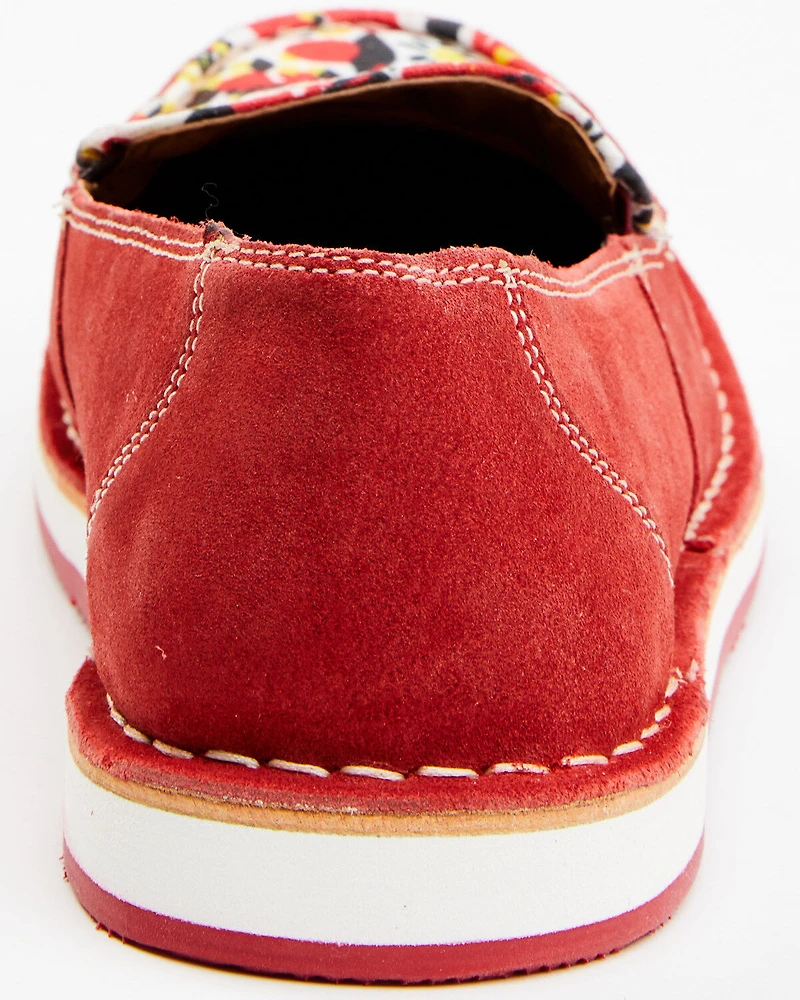 Myra Bag Women's Cherry Geo Print Slip-On Shoe - Moc Toe