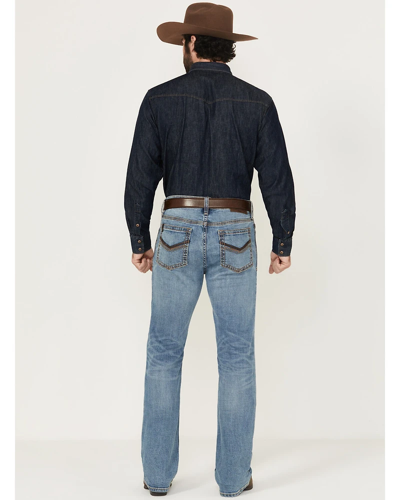 Cody James Men's Highland Wash Wyatt Slim Bootcut Stretch Denim Jeans