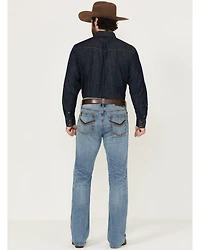 Cody James Men's Highland Wash Wyatt Slim Bootcut Stretch Denim Jeans