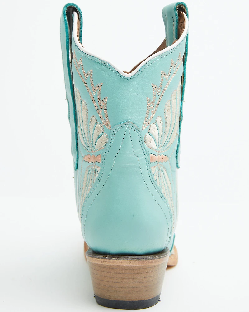 Circle G Women's Butterfly Western Booties - Snip Toe