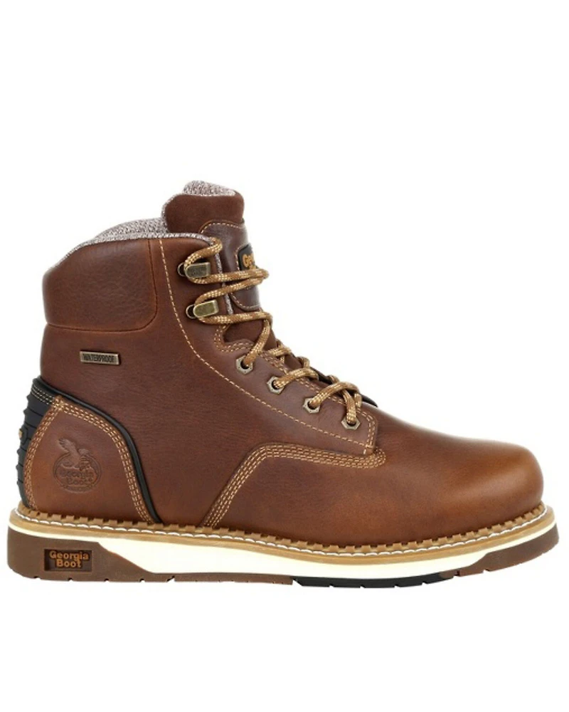 Georgia Boot Men's AMP LT Wedge Waterproof Work Boots - Soft Toe