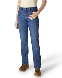 Carhartt Women's Essential Dark Wash Relaxed Fit Stretch Denim Jeans