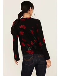Idyllwind Women's Libbel Rose Print Long Sleeve Top