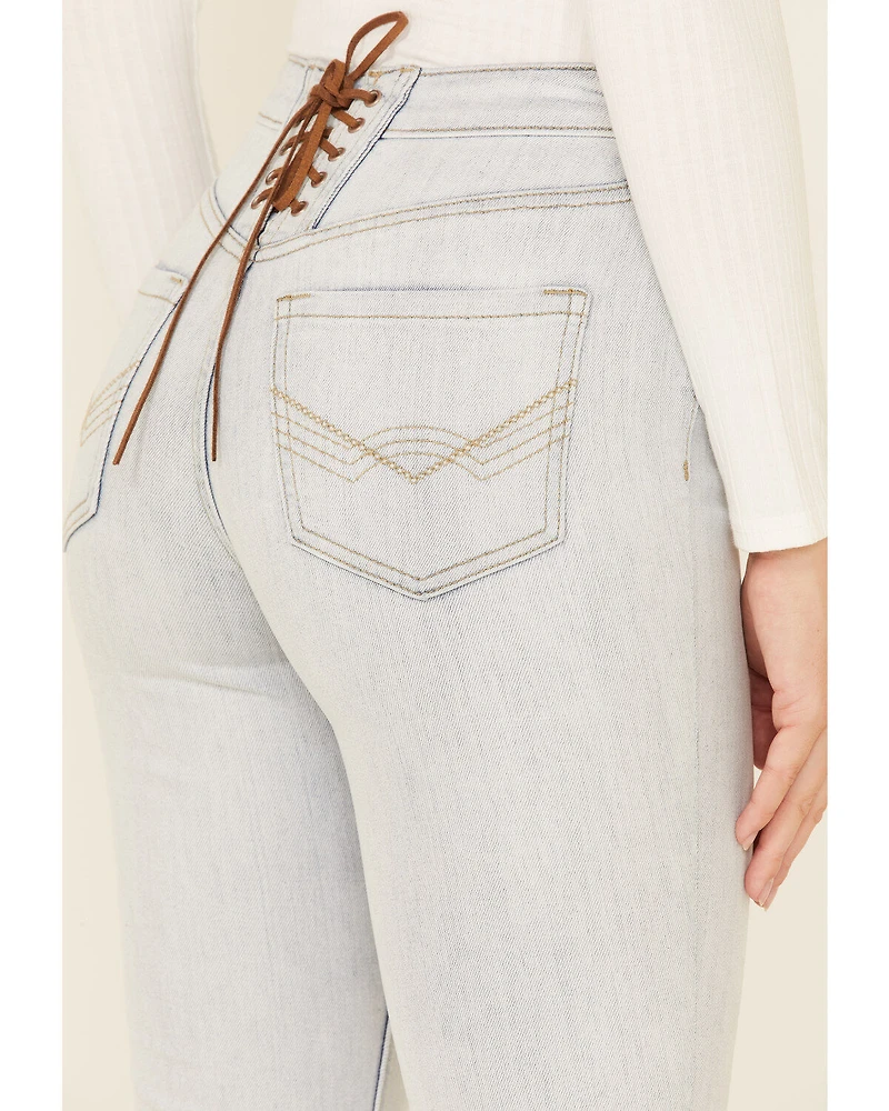 Idyllwind Women's Light Wash Friendship High Rise Flare Jeans