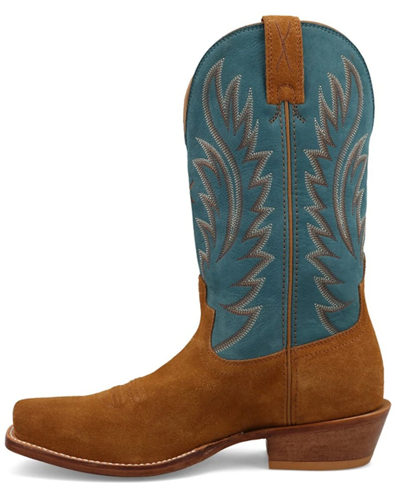 Twisted X Men's 12" Tech X™ Roughout Western Boots - Square Toe