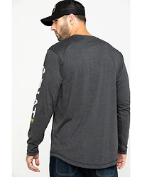 Ariat Men's Rebar Workman Logo Long Sleeve Work Shirt