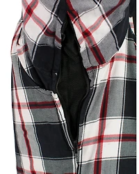 Milwaukee Performance Men's Aramid Reinforced Plaid Flannel Biker Shirt - Big & Tall