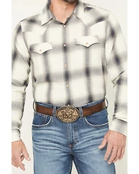 Cody James Men's Ruddiman Plaid Print Long Sleeve Snap Western Shirt