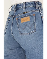 Wrangler Women's Medium Wash High Rise Relaxed Mom Jeans