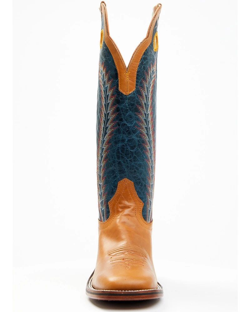 Hondo Boots Men's Crazy Horse Western - Broad Square Toe