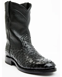Cody James Black 1978® Men's Carmen Exotic Full-Quill Ostrich Roper Boots - Round Toe