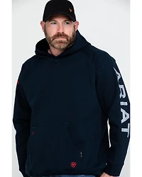 Ariat Men's FR Primo Fleece Logo Hooded Work Sweatshirt - Big