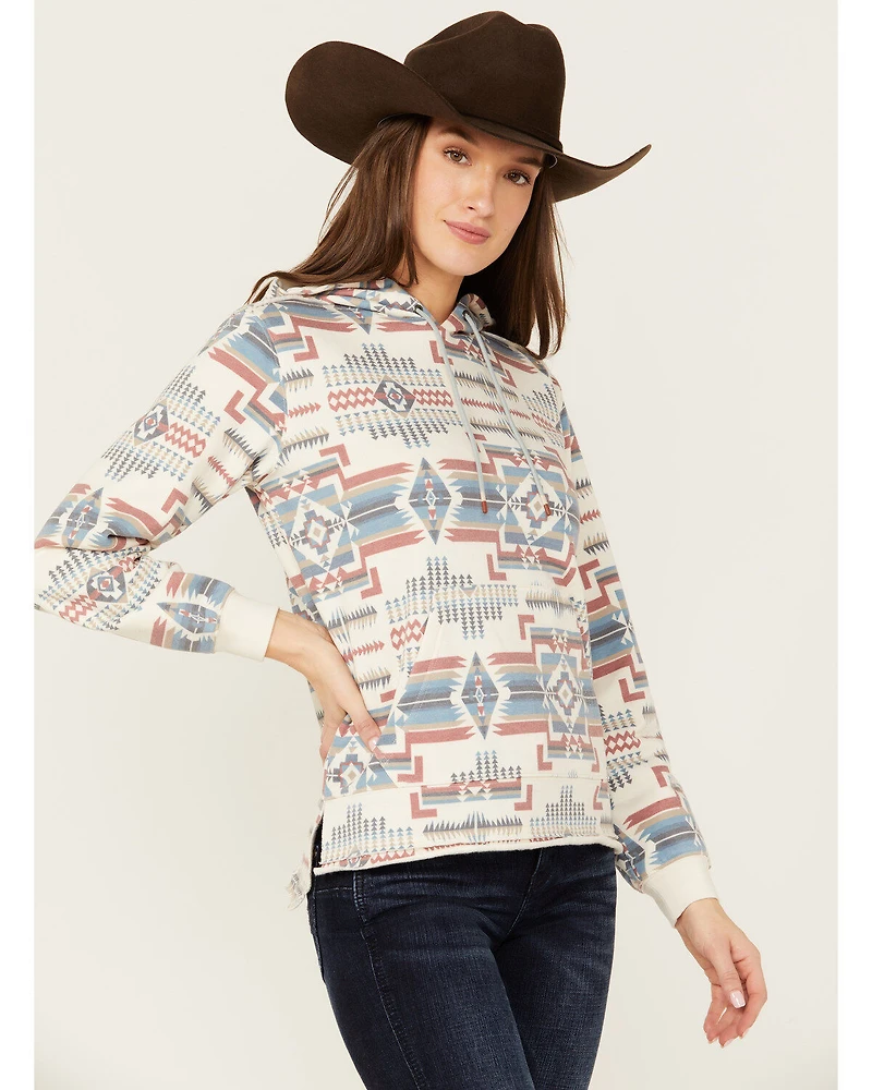 Shyanne Women's Big Horn Southwestern Print Hoodie