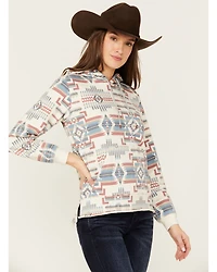 Shyanne Women's Big Horn Southwestern Print Hoodie