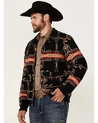 Rock & Roll Denim Men's Southwestern Print Bomber Jacket