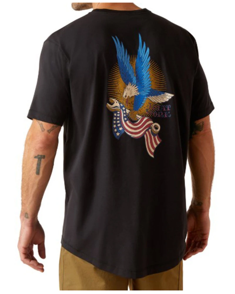 Ariat Men's Workman Victory Eagle Short Sleeve Graphic Work T-Shirt